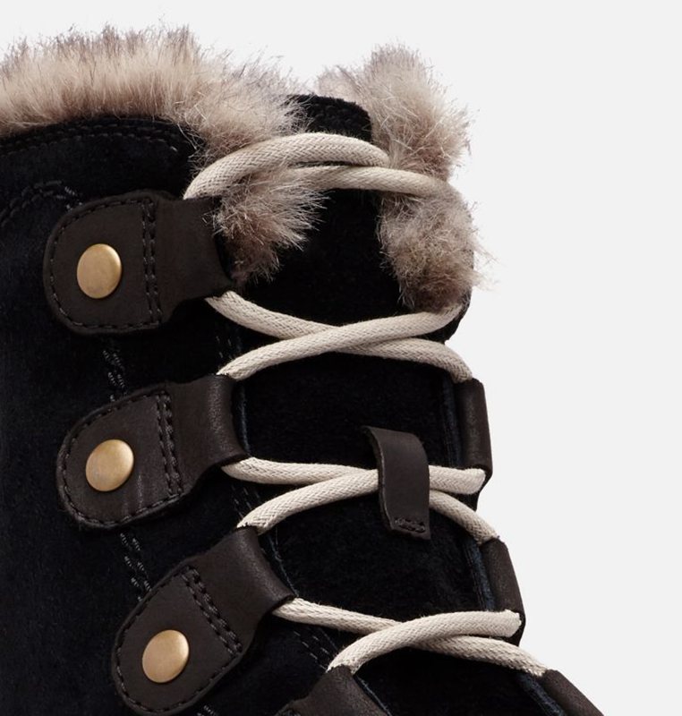 Womens Snow Boots Black/Grey - Sorel Explorer™ Joan Low - 209348-TKL